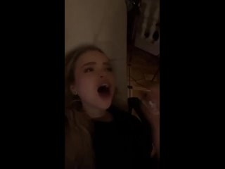 18 see description - asks to cum in her mouth at the party